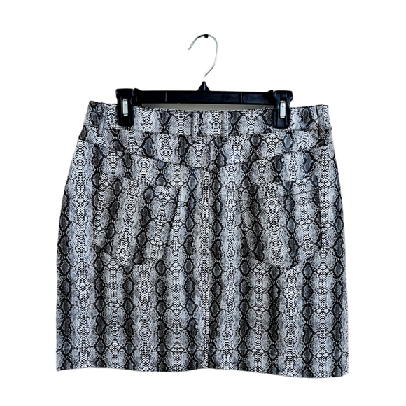 ASOS Collusion Snake Print Skirt Women's Size 10 P U Faux Leather Short Mini - Picture 3 of 10